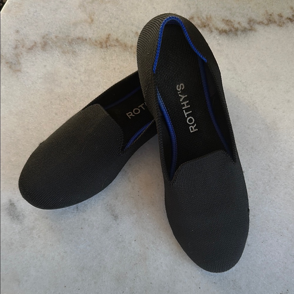 Rothy's Black Loafer Shoes